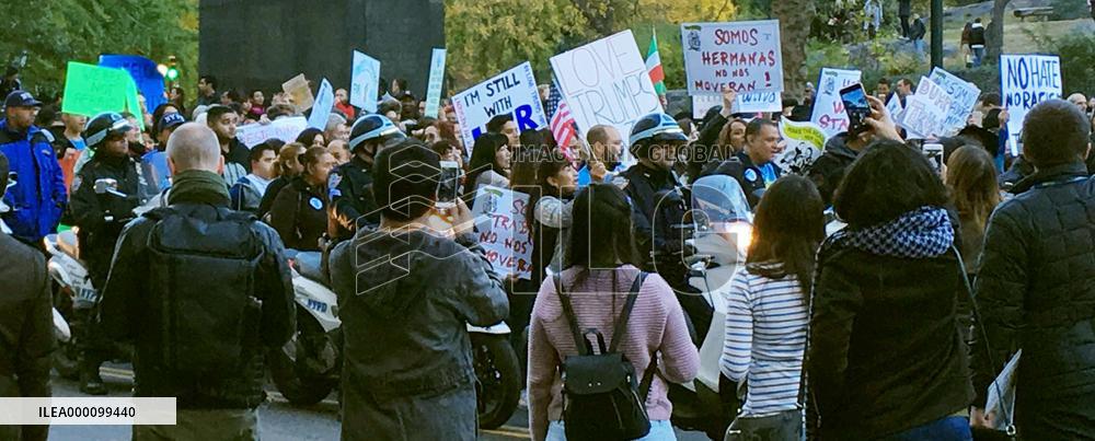 Anti-Trump protests continue in U.S.