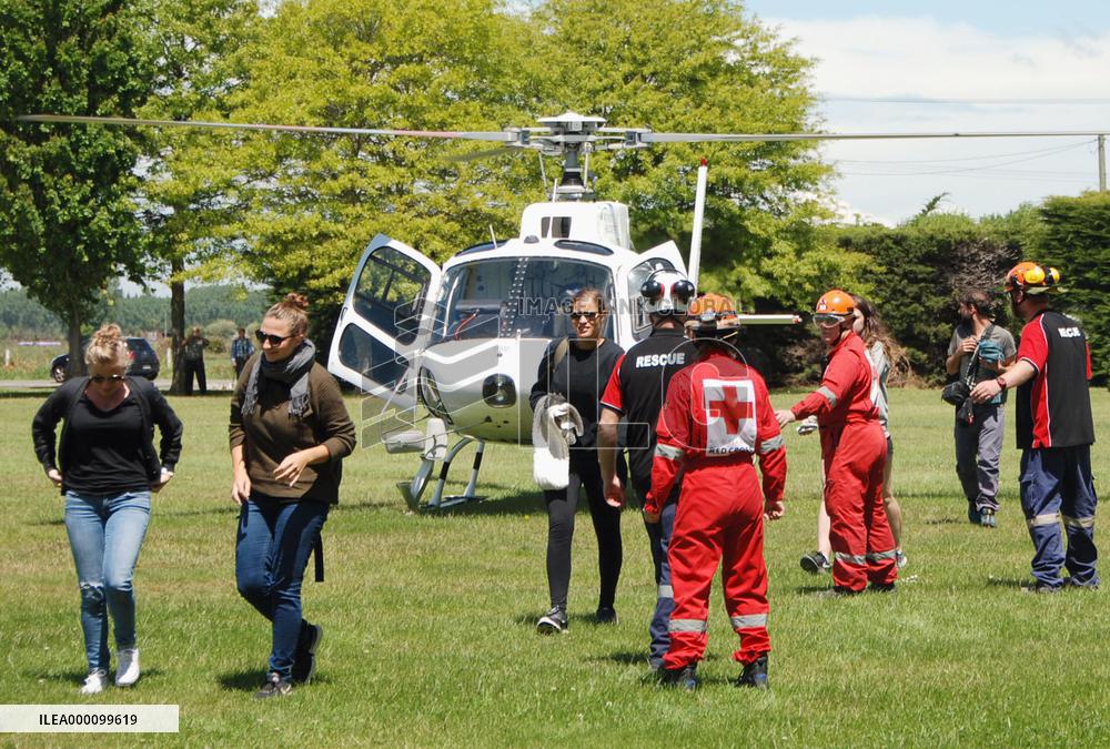 Isolated people arrive in Christchurch
