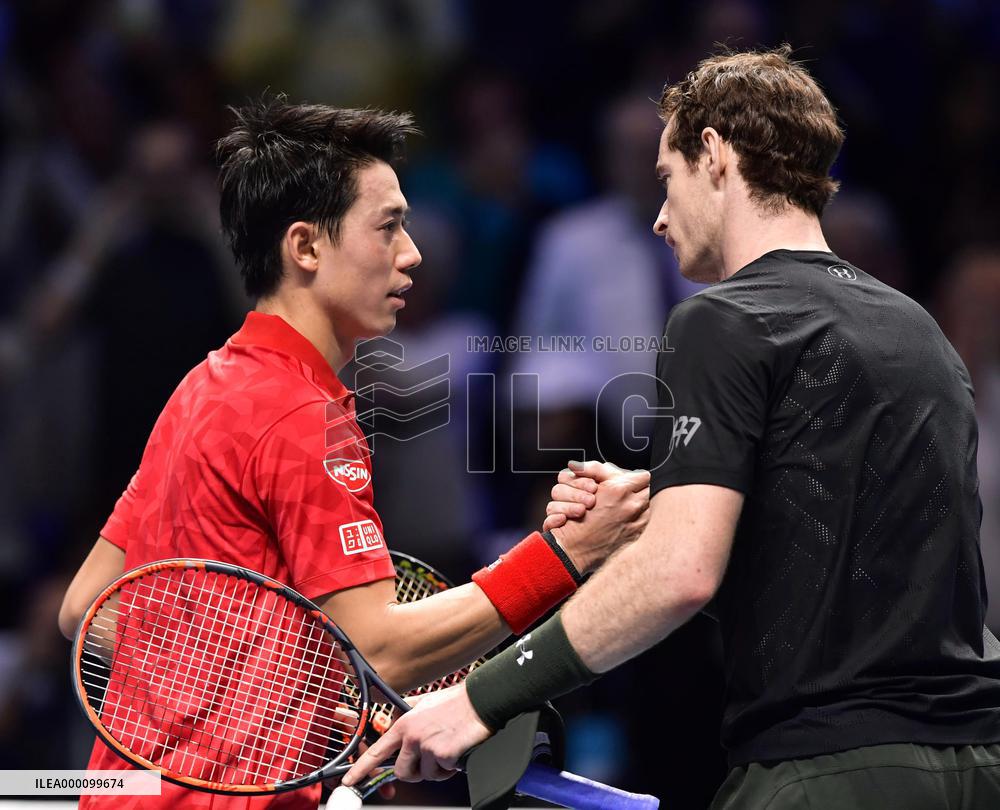 Murray beats Nishikori in ATP World Tour Finals