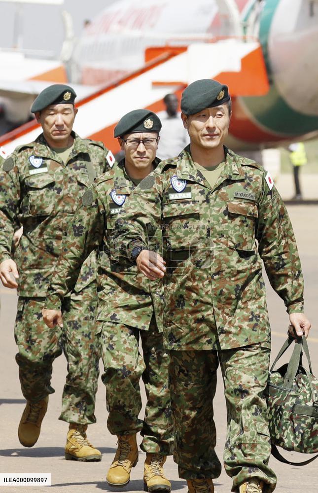 Japan troops tasked with new peacekeeping roles arrive in S. Sudan