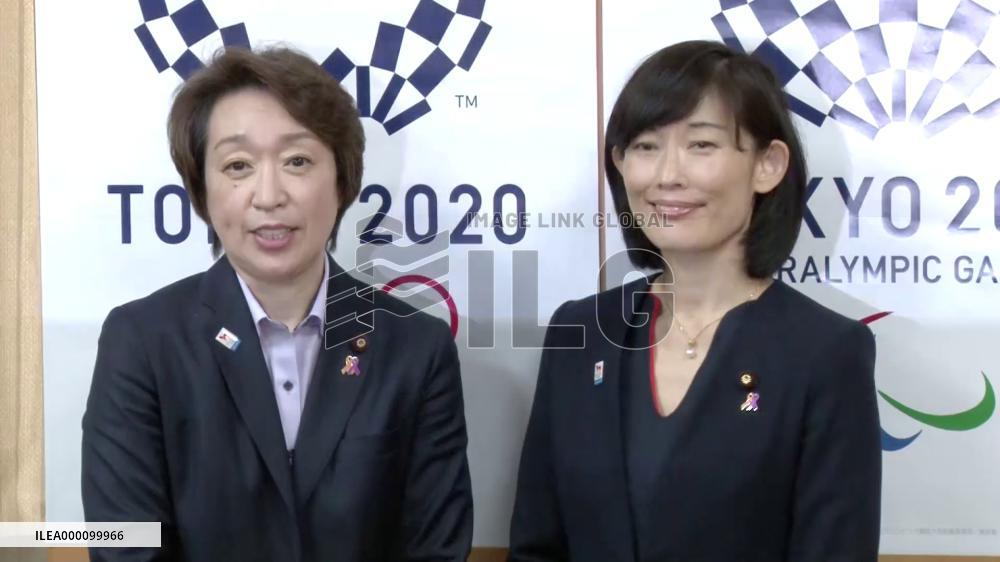 New Tokyo Olympics chief and new Olympic minister