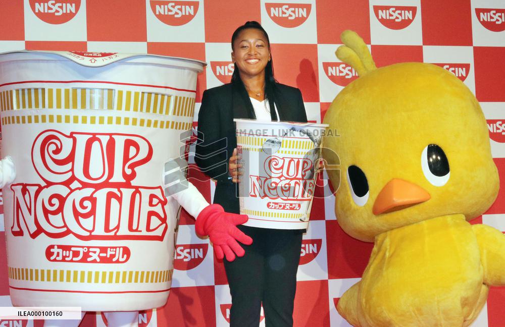 Tennis player Osaka signs deal with cup noodle maker Nissin