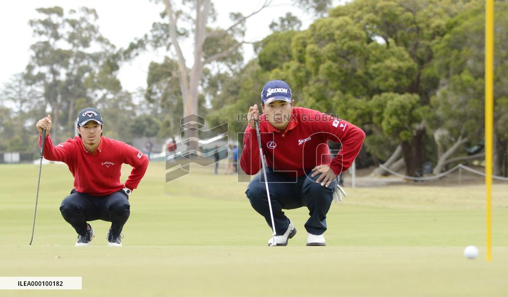 Golf: Japan 8th after 2nd round of World Cup team event