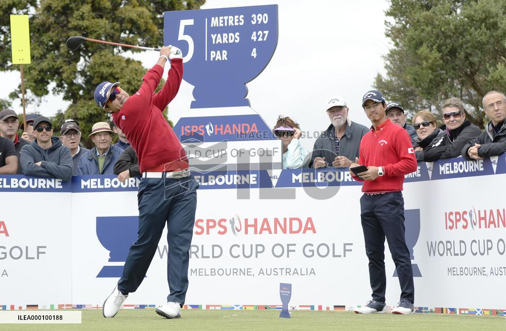 Golf: Japan 8th after 2nd round of World Cup team event