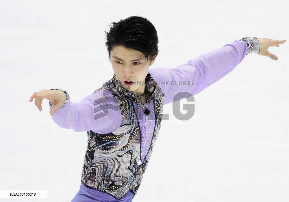 Hanyu takes nearly 16-point lead at NHK Trophy