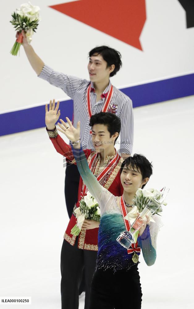 Japan's Hanyu wins NHK Trophy figure skating event