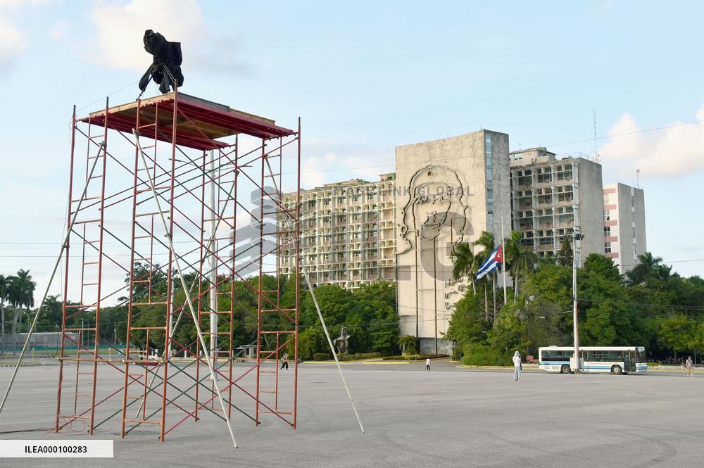 Cuba prepares Castro memorial