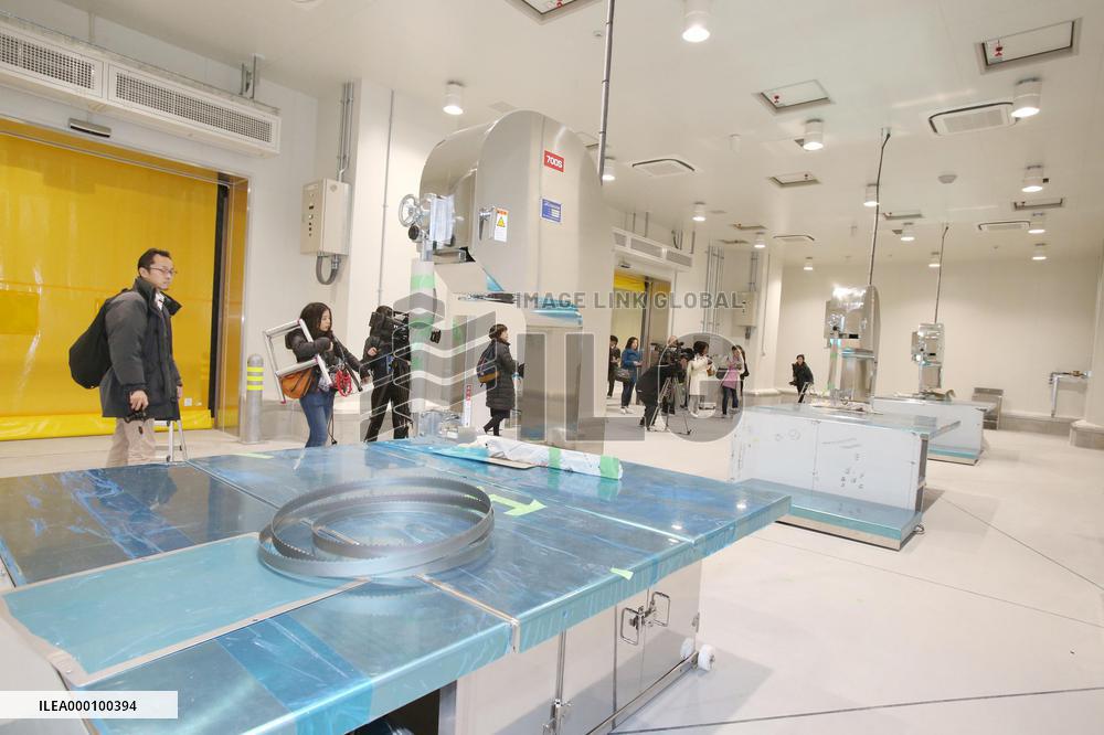 Toyosu market opened to reporters
