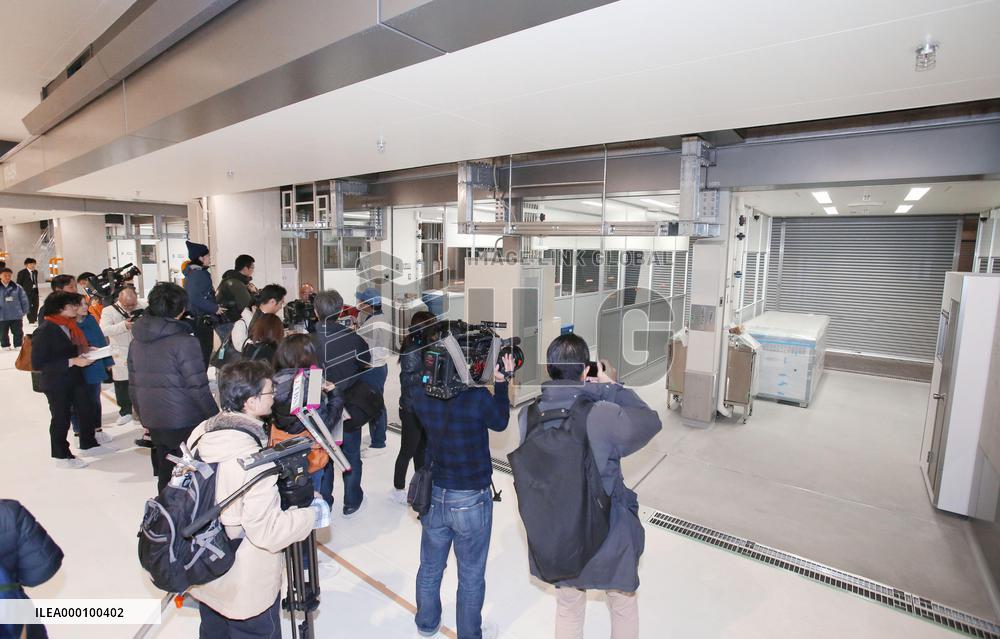 Toyosu market opened to reporters