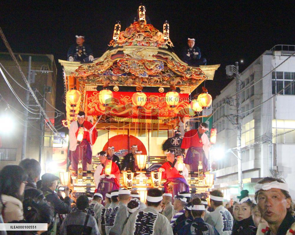 UNESCO-designated Chichibu Festival starts