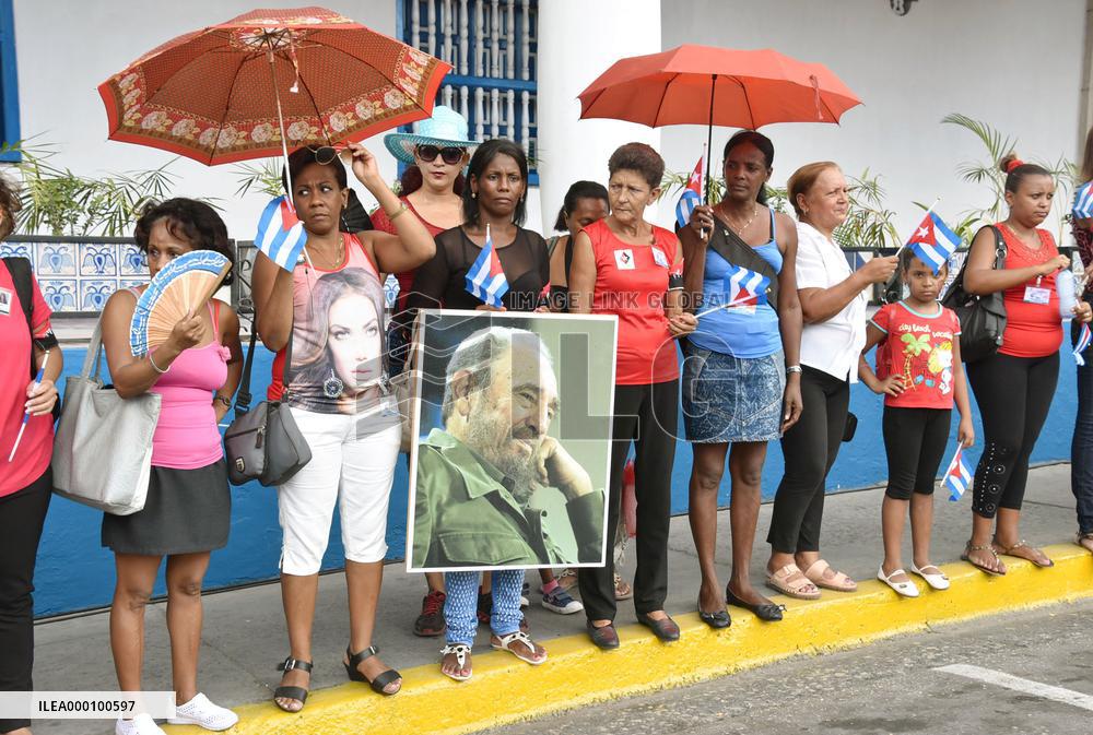 Fidel Castro honored in Santiago de Cuba