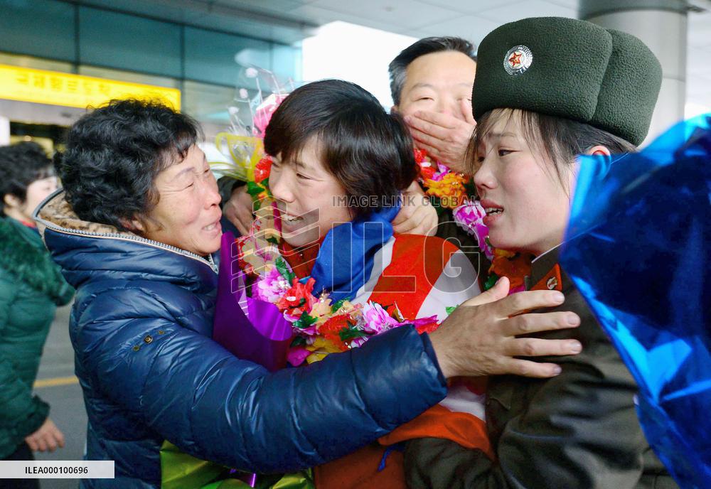 N. Korea's U-20 women's soccer team returns home