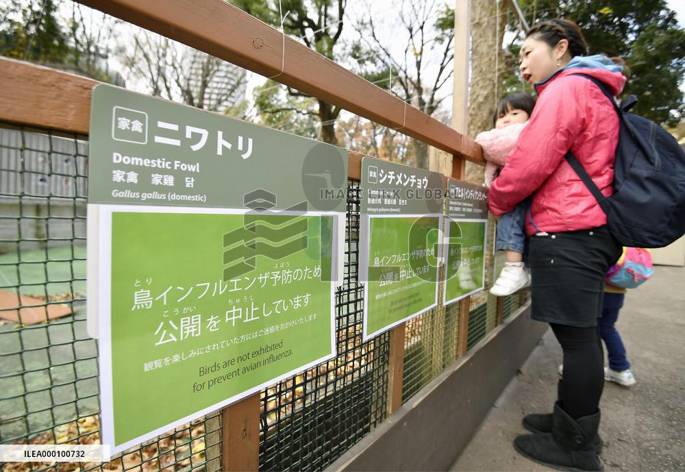 Ueno zoo suspends bird display over fear of bird flu