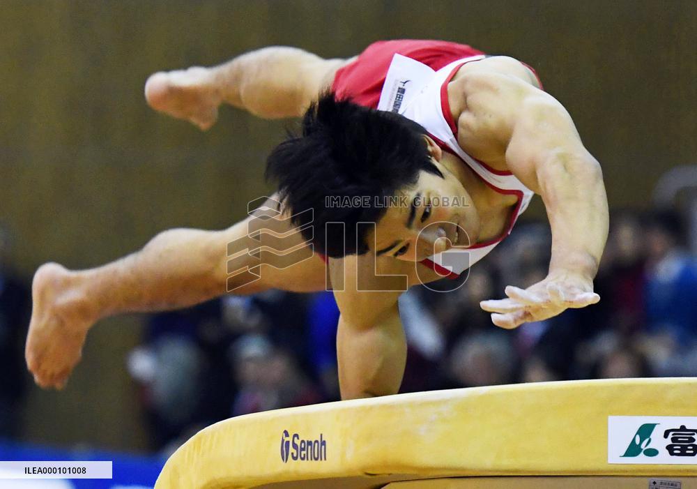 Rio medalist Shirai wins vault