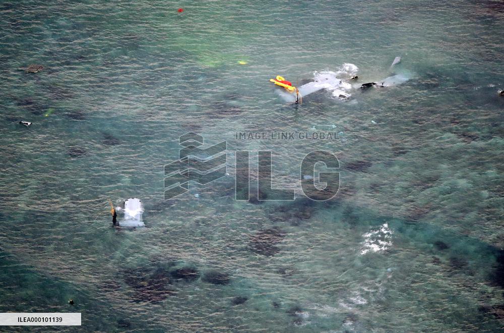 U.S. military Osprey crash-lands in sea off Okinawa