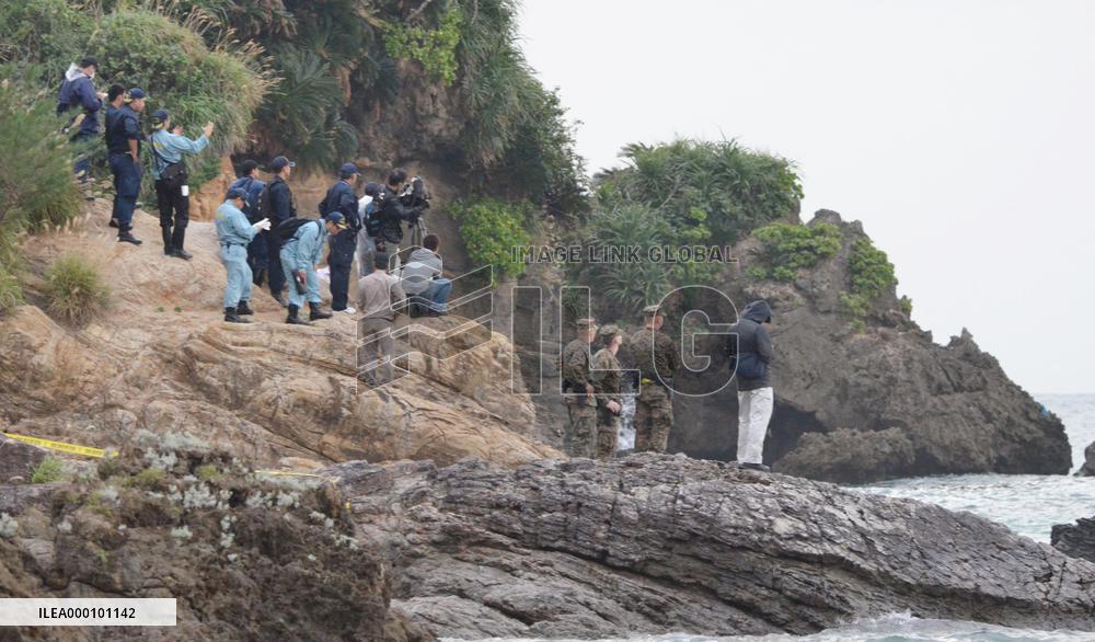 U.S. military Osprey crash-lands in sea off Okinawa