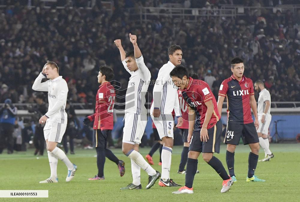 Soccer: Real beat Kashima 4-2 in Club World Cup final