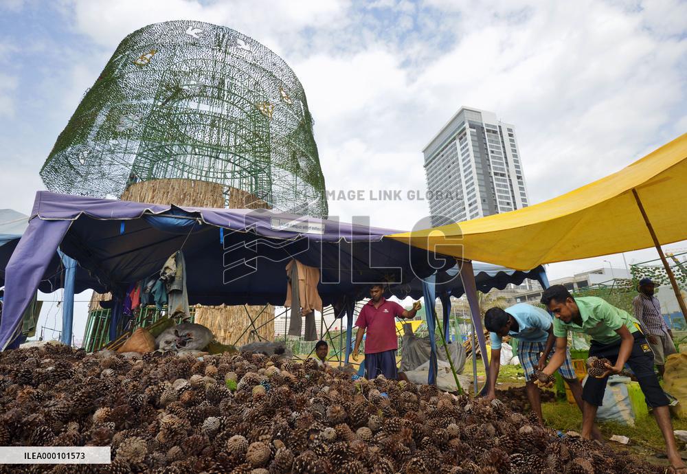Sri Lanka, predominantly Buddhist country, building world's tallest Christmas tree