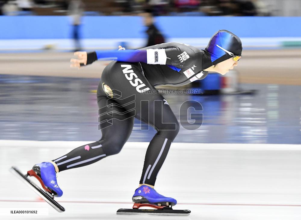 Speed skating: Takagi completes clean sweep at nationals