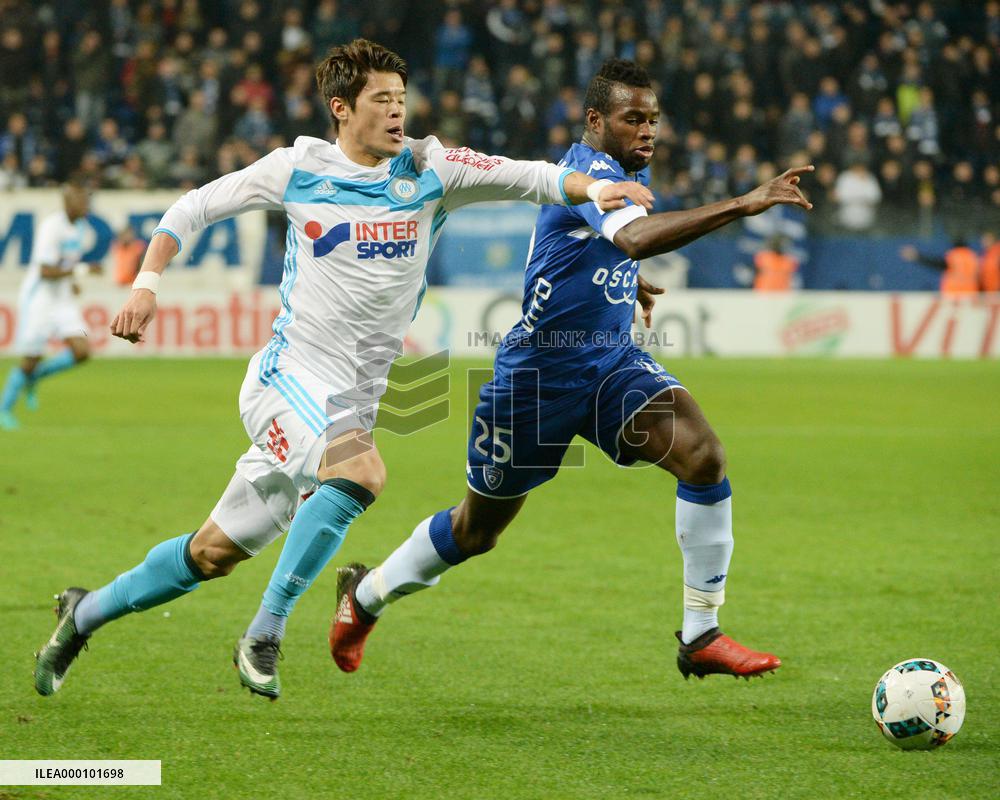 Soccer: Bastia 1, Marseille in French Ligue 1
