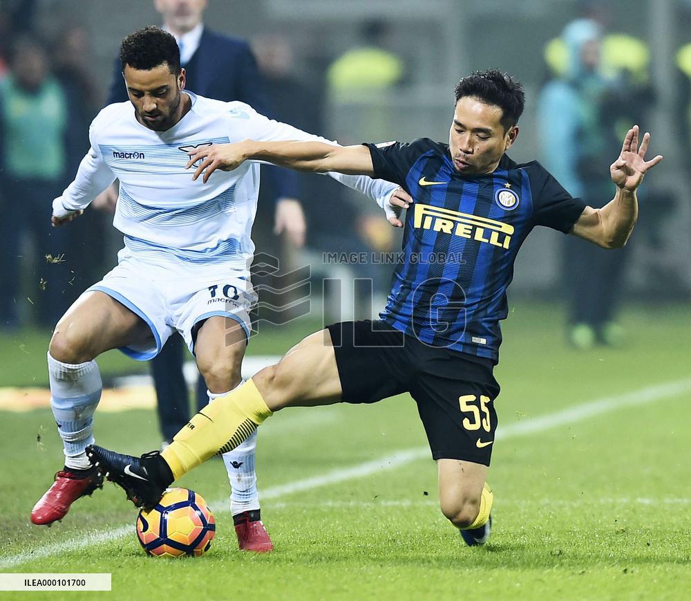 Soccer: Inter Milan 3, Lazio 0 in Italian Serie A
