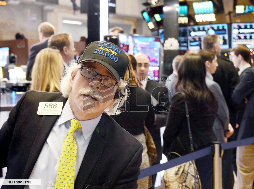 Dow nearing 20,000