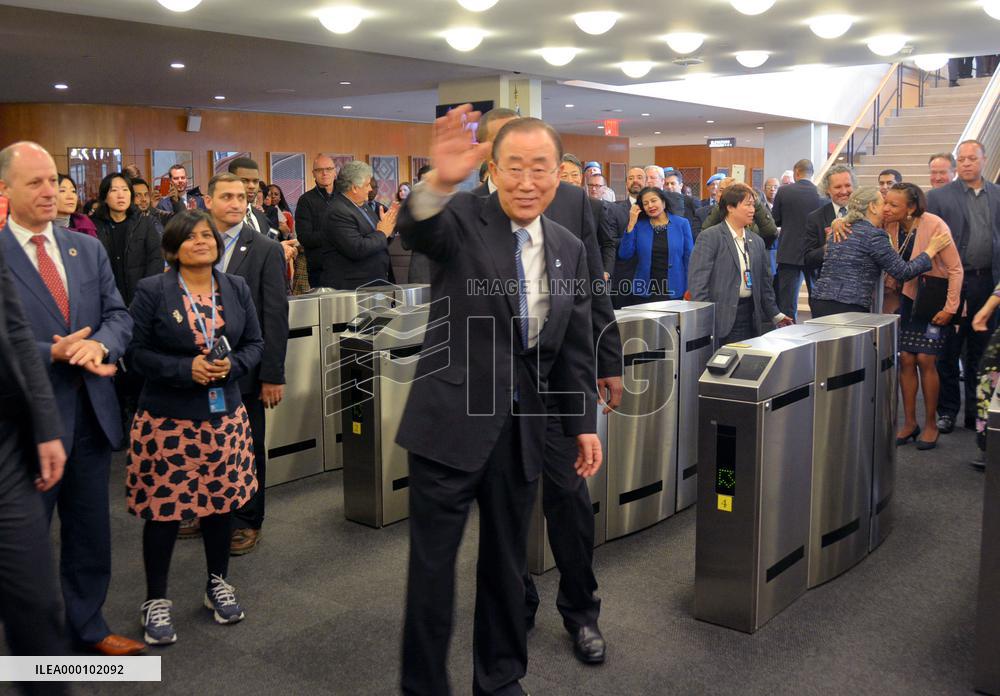 Ban Ki Moon leaves U.N. after serving 10 years as secretary general
