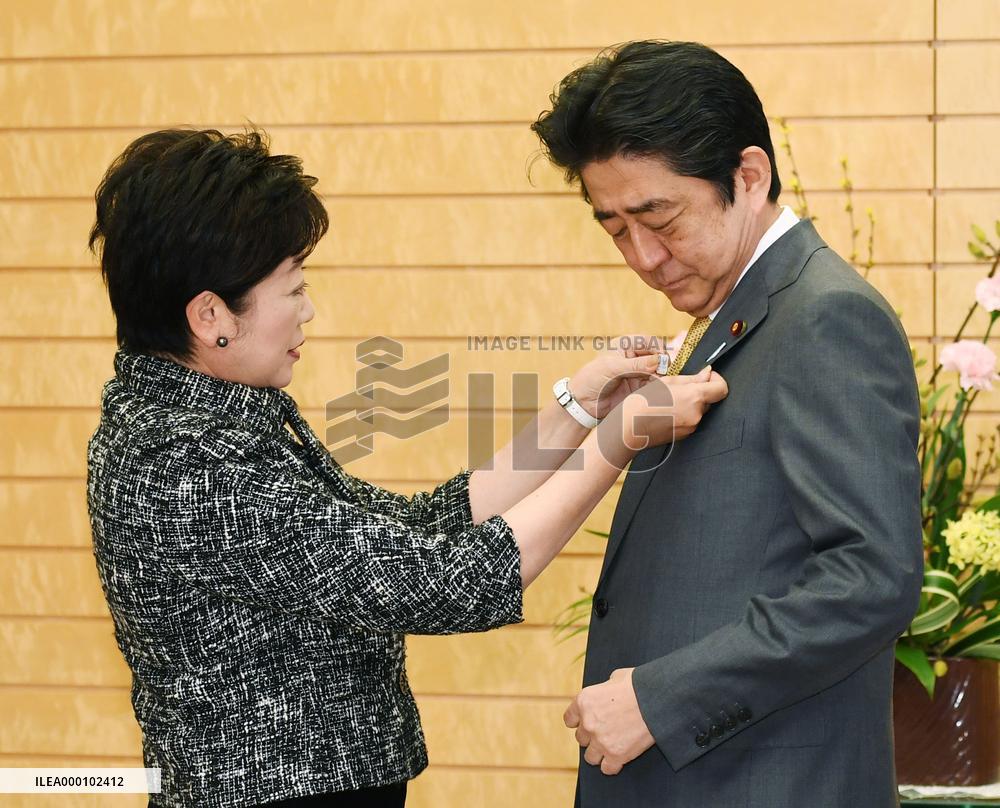 PM Abe, Tokyo Gov. Koike meet