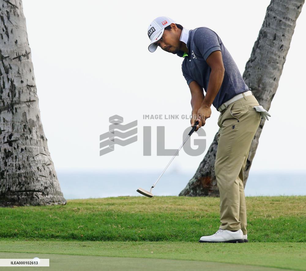 Golf: Kodaira out of contention, Thomas flying in Hawaii