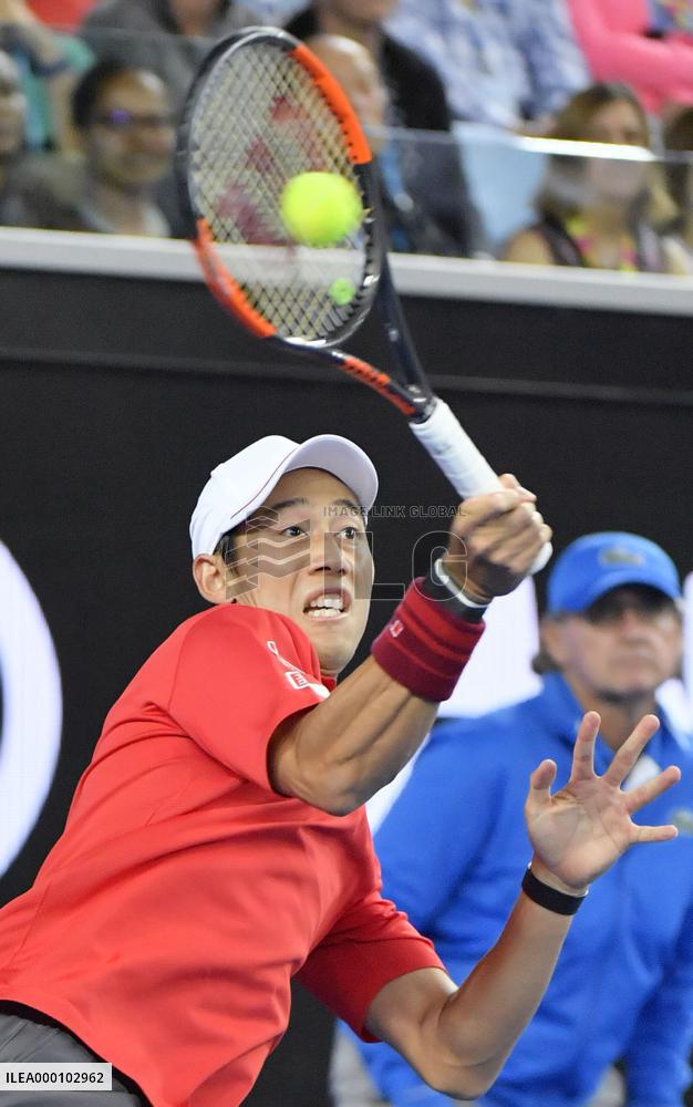 Tennis: Nishikori reaches Australian Open 4th round