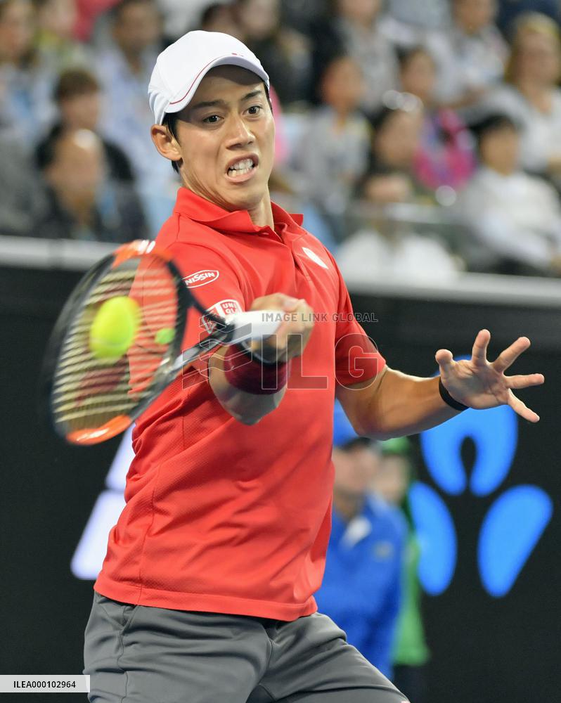 Tennis: Nishikori reaches Australian Open 4th round