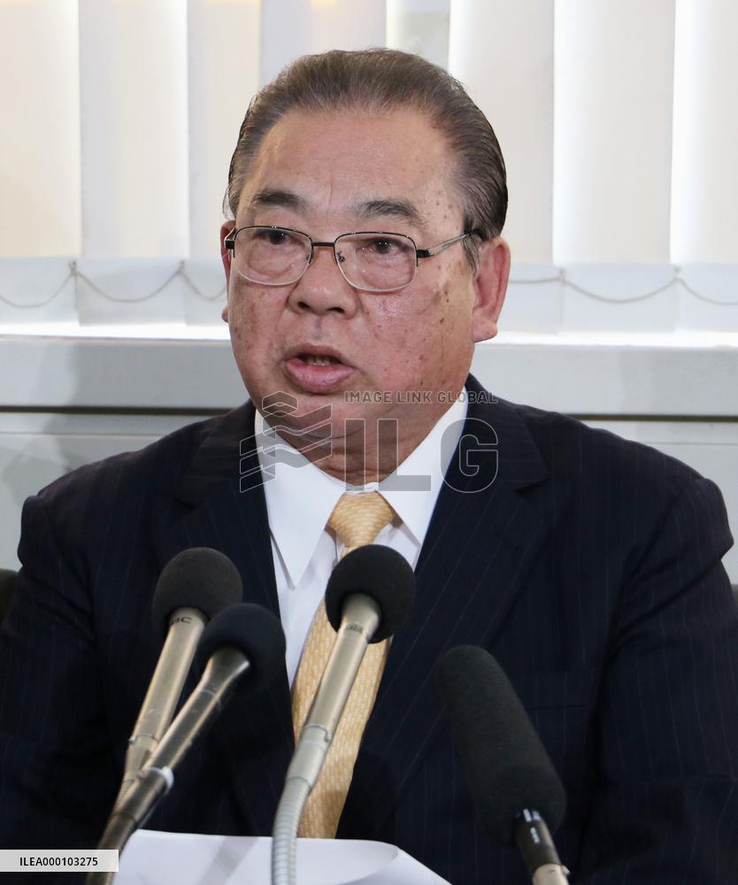 Ex-Okinawa vice governor files defamation suit over corruption charge