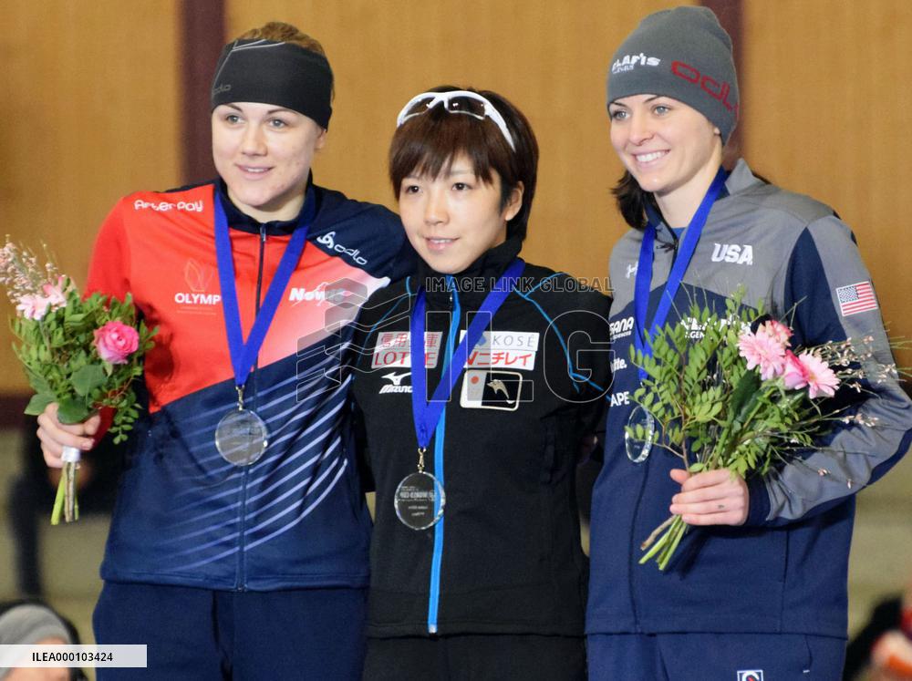Speed skating: Kodaira wins 6th straight World Cup event