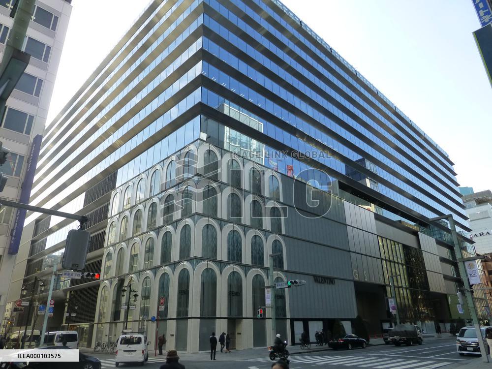 Largest shopping complex in Ginza to open in April