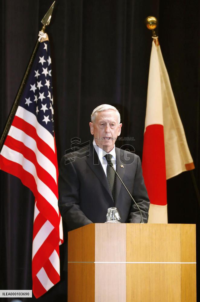Japan, U.S. defense chiefs meet in Tokyo