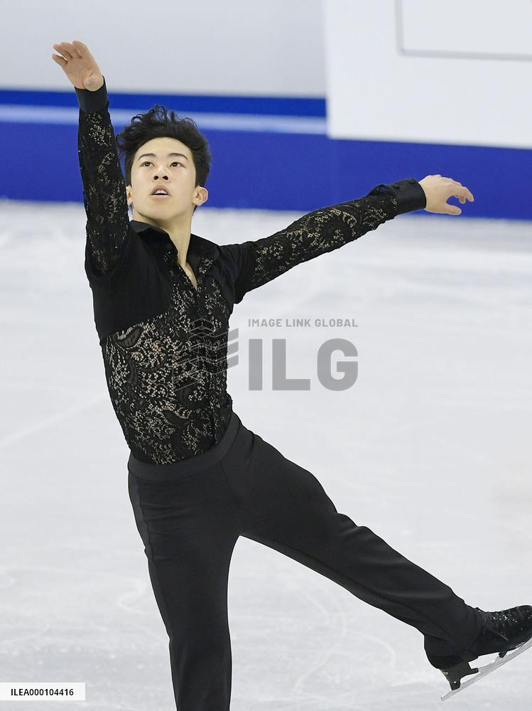 Figure skating: Chen 1st after men's short program at Four Continents