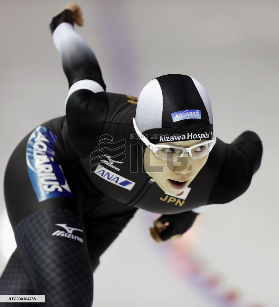 Kodaira wins overall title at speed skating championships