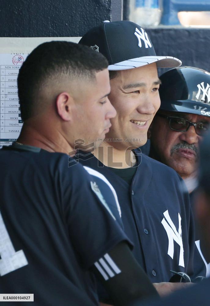 Yankees Tanaka marks 2 scoreless innings