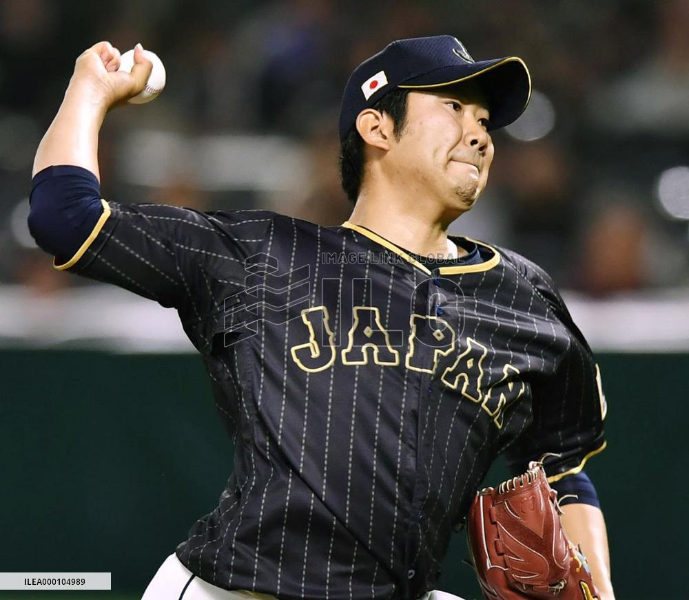 Baseball: Japan-Taiwan exhibition game for WBC