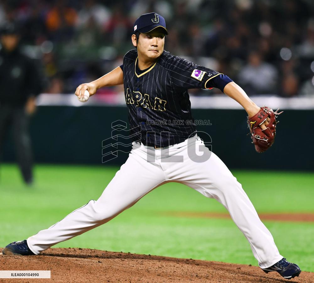 Baseball: Japan-Taiwan exhibition game for WBC