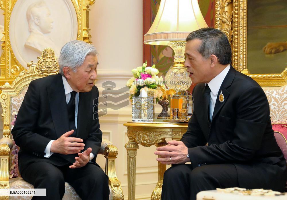 Emperor, empress meet with Thai king