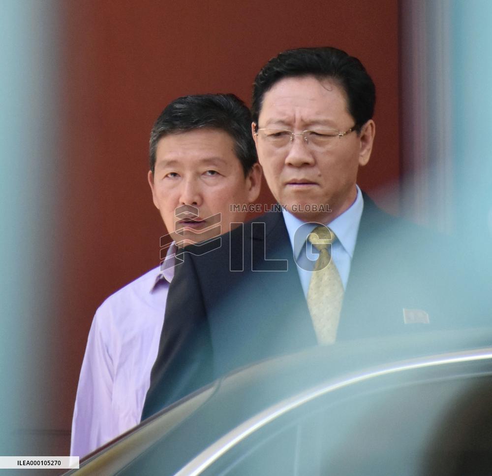 N. Korean envoy ordered to leave Malaysia departs embassy