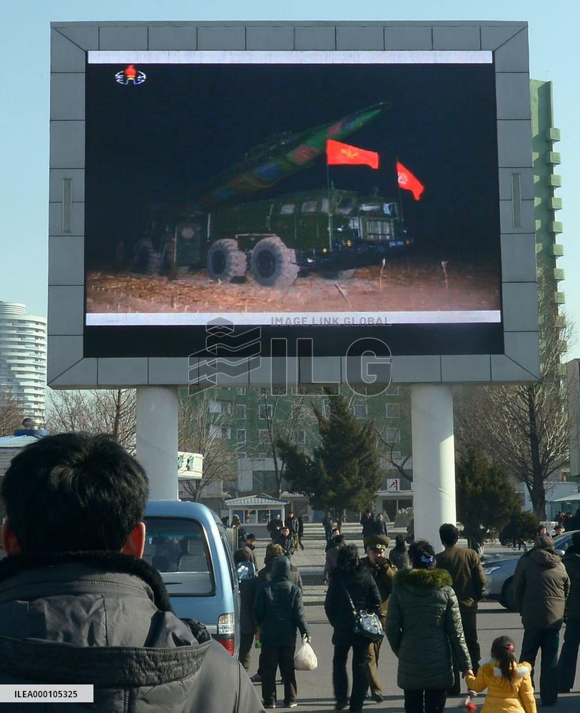 News on missile launch exercise aired in Pyongyang