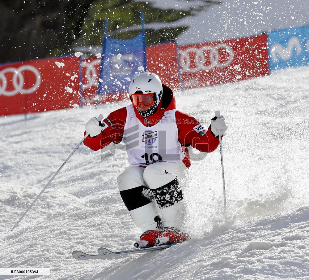 Skiing: Japan's Horishima surprise moguls winner at worlds