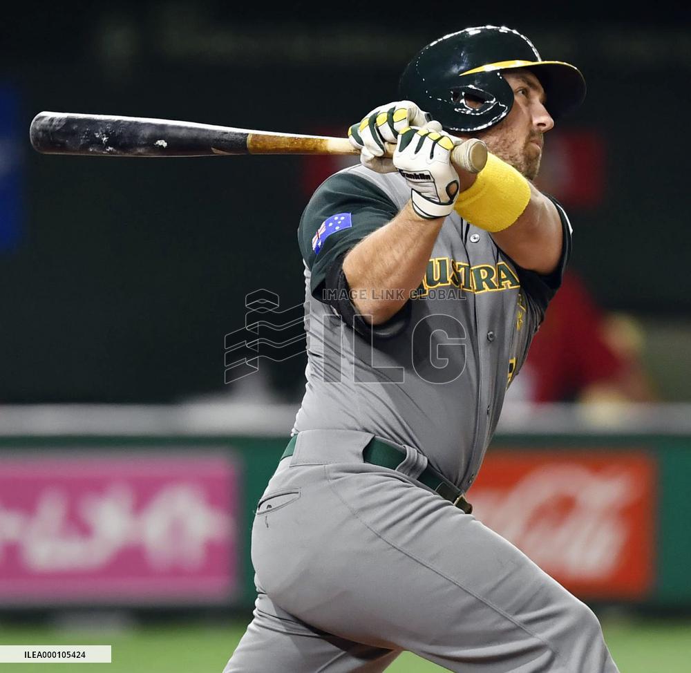 China vs Australia in World Baseball Classic in Tokyo