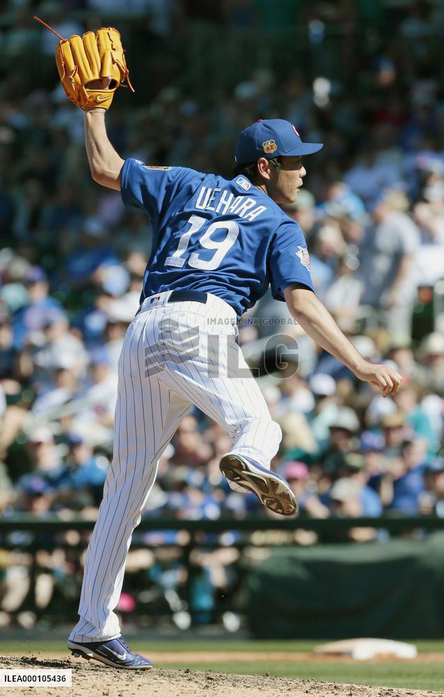 Baseball: Uehara at Cubs spring training