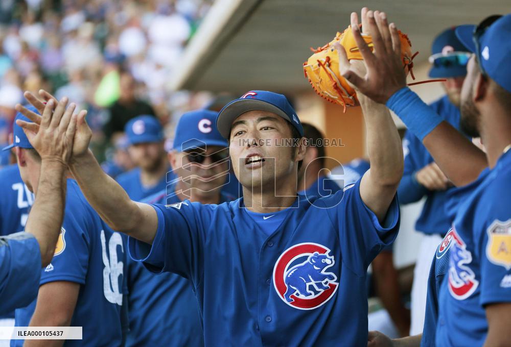 Baseball: Uehara at Cubs spring training