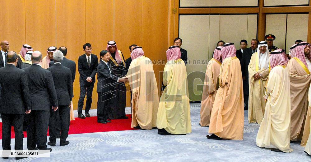 Saudi king, Japanese crown prince meet in Tokyo