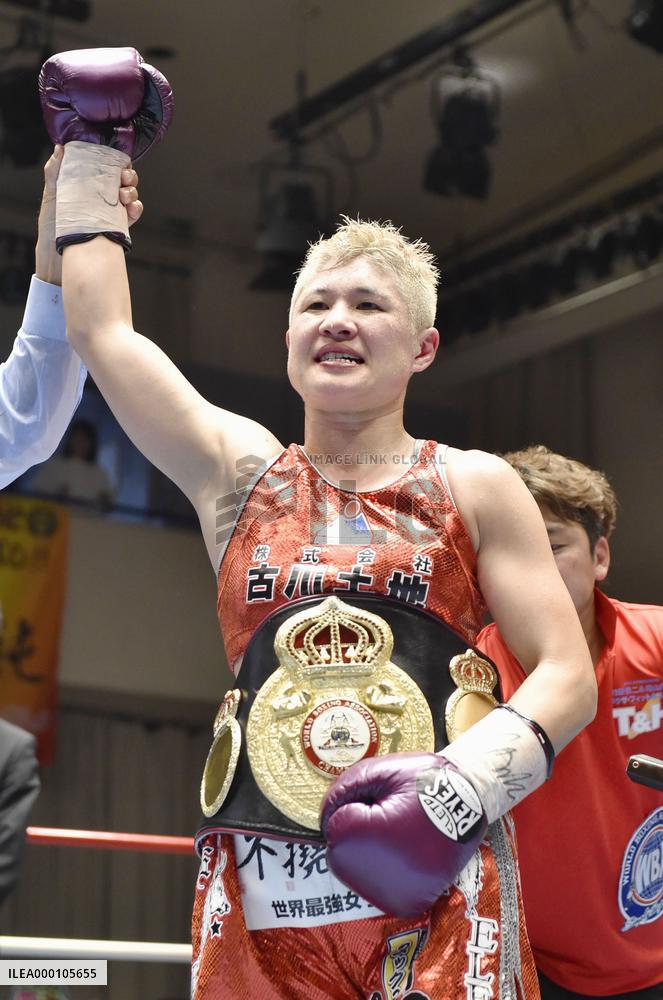 Boxing: Women's WBA flyweight champ Fujioka 1st Japanese with 4 world titles