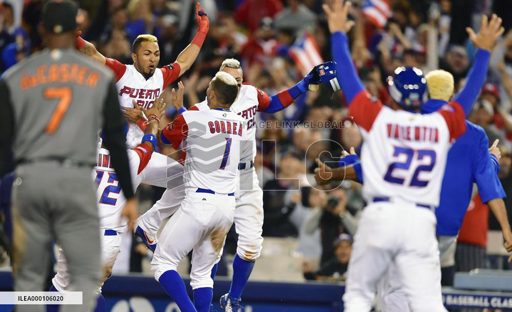 Baseball: Puerto Rico beat Netherlands 4-3 in WBC semis
